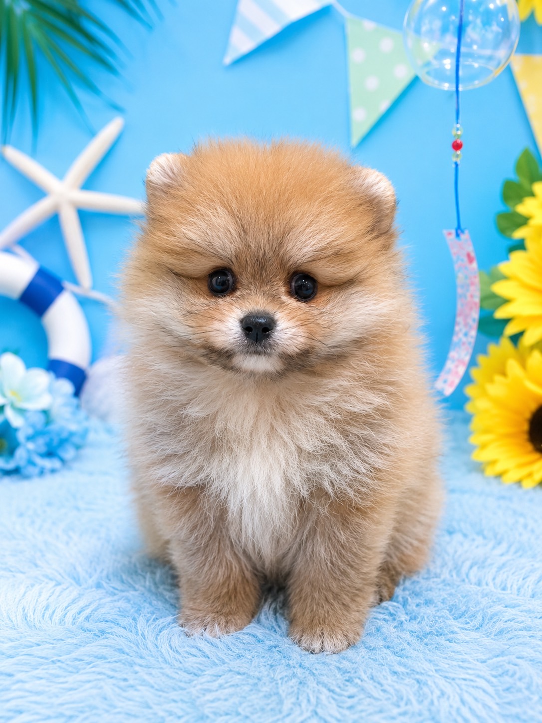 千葉県のポメラニアン (センチュリーペット新浦安店/2026年6月13日生まれ/男の子/オレンジ)の子犬の1枚目の画像